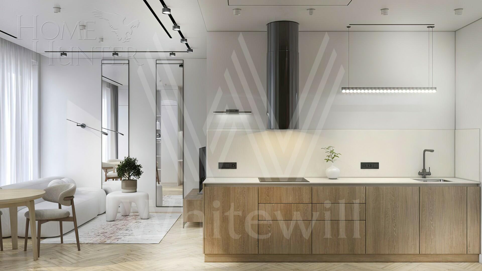 1-КОМН. АПАРТАМЕНТЫ С ОТДЕЛКОЙ 41.8 М² НА 7 ЭТАЖЕ