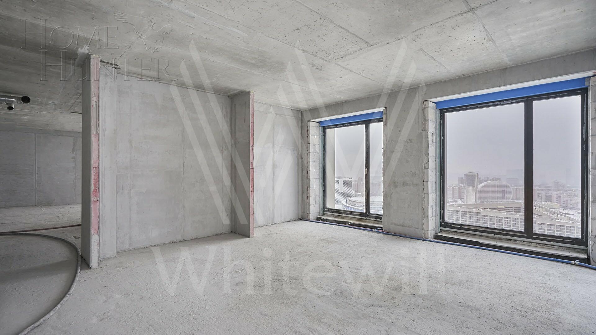 5-КОМН. КВАРТИРА БЕЗ ОТДЕЛКИ 160 М² НА 31 ЭТАЖЕ