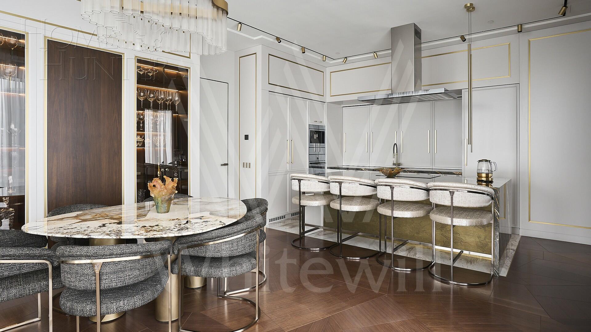 4-КОМН. АПАРТАМЕНТЫ С ОТДЕЛКОЙ 250 М² НА 57 ЭТАЖЕ