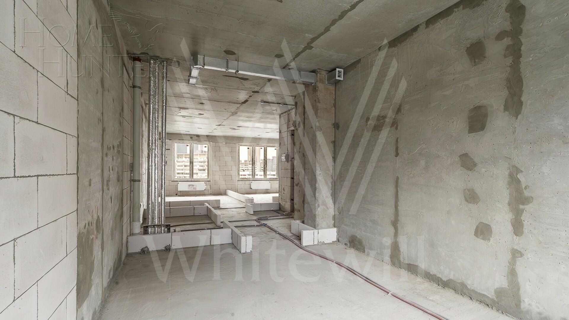 2-КОМН. КВАРТИРА БЕЗ ОТДЕЛКИ 74 М² НА 9 ЭТАЖЕ