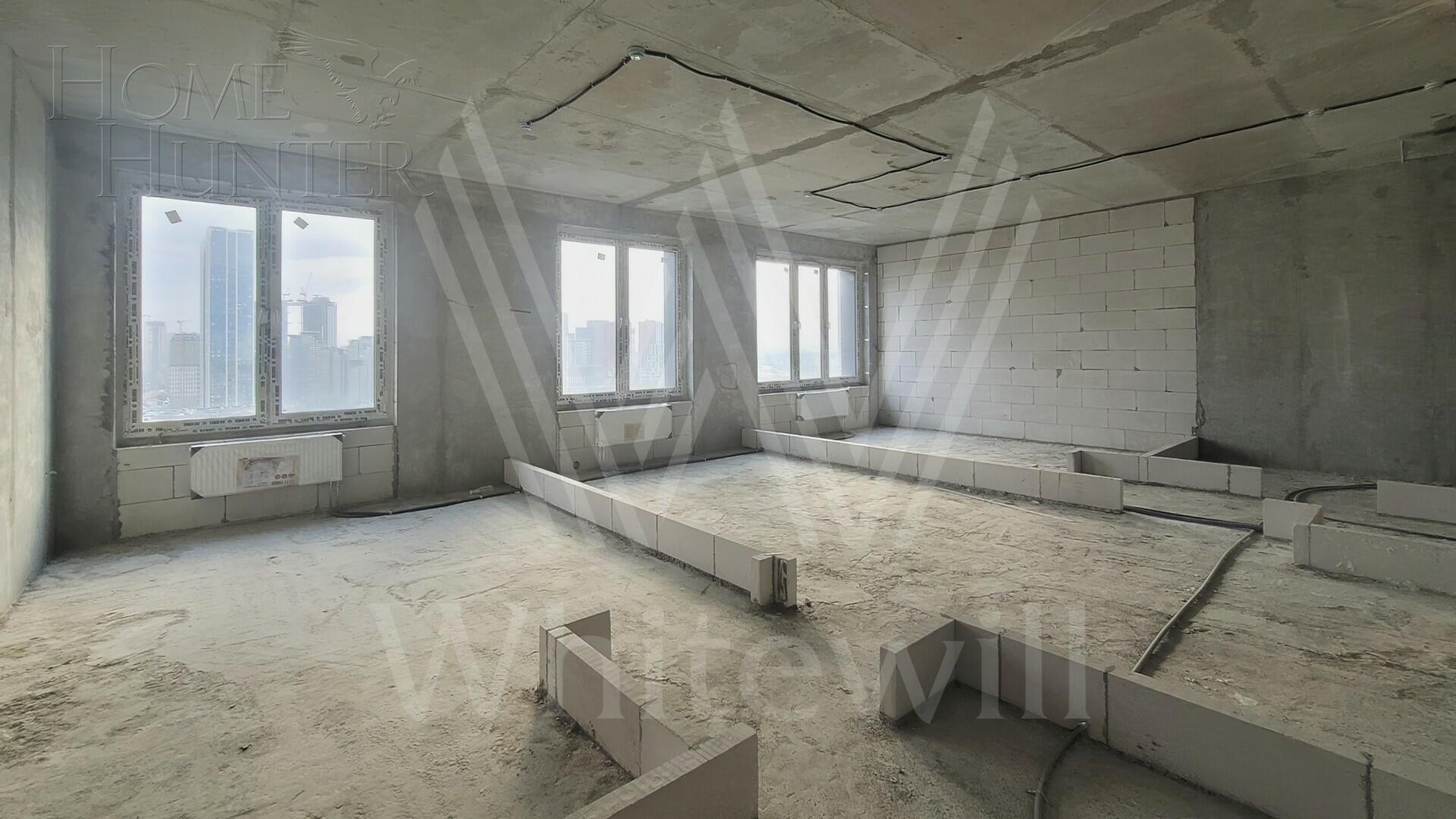 3-КОМН. КВАРТИРА БЕЗ ОТДЕЛКИ 64 М² НА 20 ЭТАЖЕ