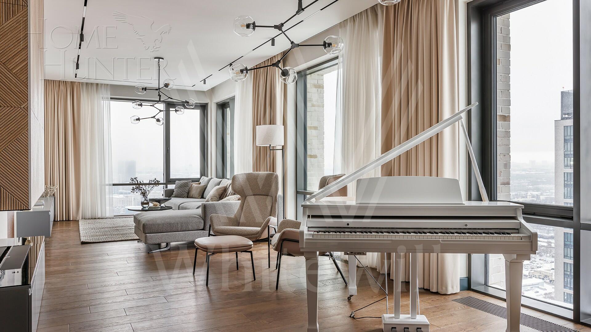 4-КОМН. КВАРТИРА С ОТДЕЛКОЙ 141.2 М² НА 39 ЭТАЖЕ