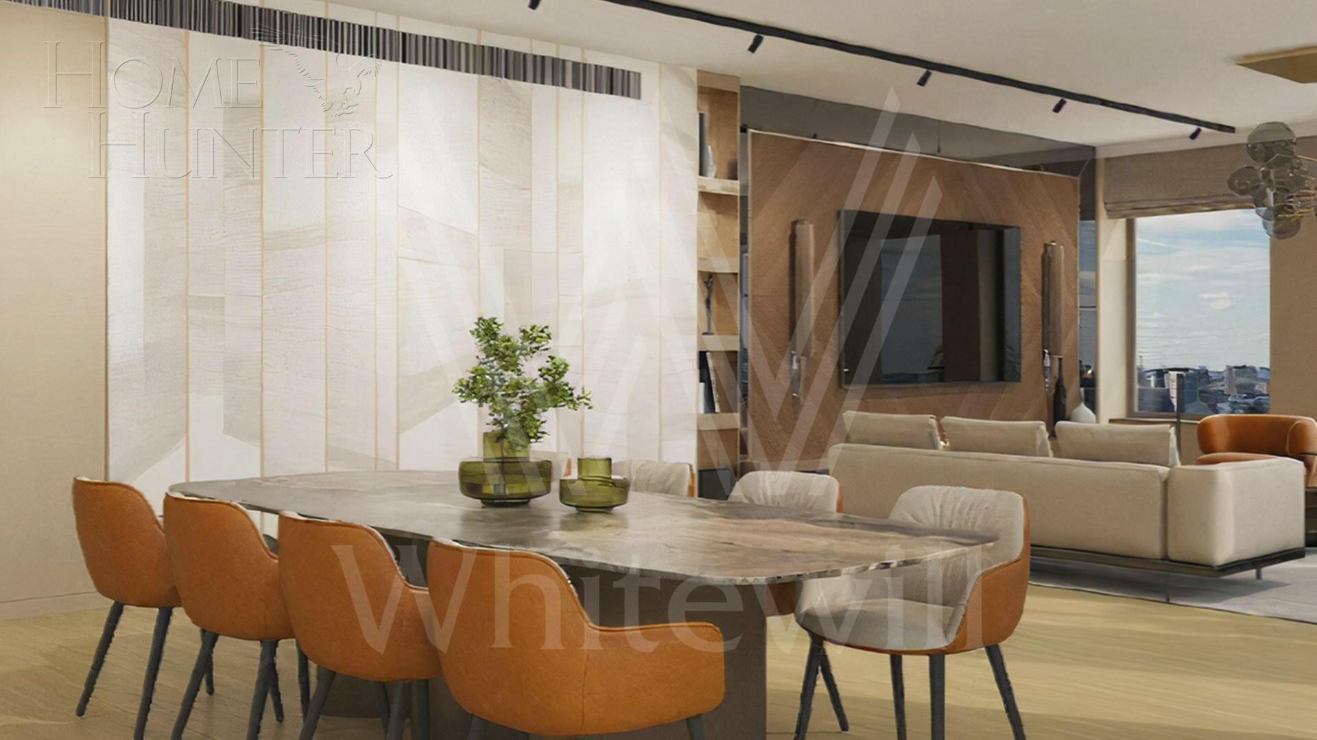 4-КОМН. КВАРТИРА С ОТДЕЛКОЙ 273 М² НА 18 ЭТАЖЕ