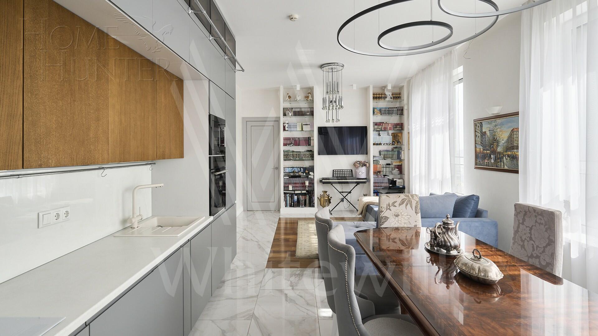 3-КОМН. АПАРТАМЕНТЫ С ОТДЕЛКОЙ 86.5 М² НА 21 ЭТАЖЕ