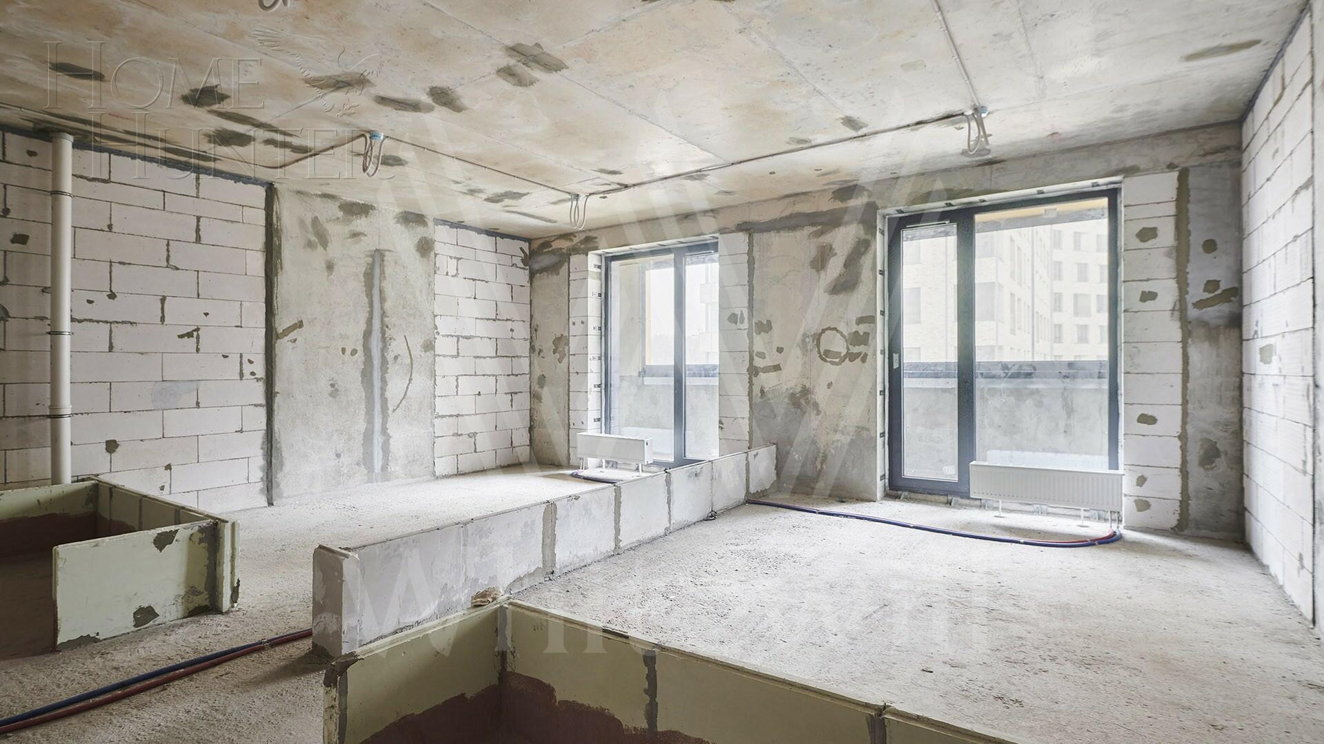 1-КОМН. КВАРТИРА БЕЗ ОТДЕЛКИ 57 М² НА 4 ЭТАЖЕ