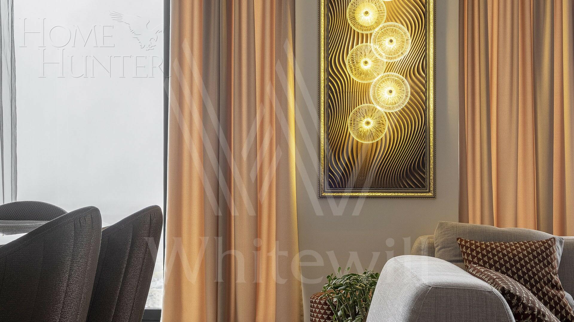 2-КОМН. КВАРТИРА С ОТДЕЛКОЙ 72.8 М² НА 28 ЭТАЖЕ