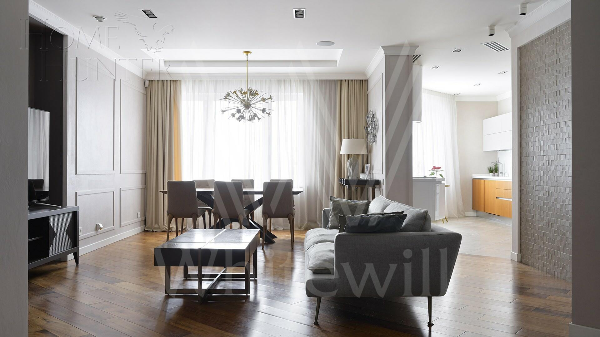 3-КОМН. КВАРТИРА С ОТДЕЛКОЙ 125 М² НА 5 ЭТАЖЕ