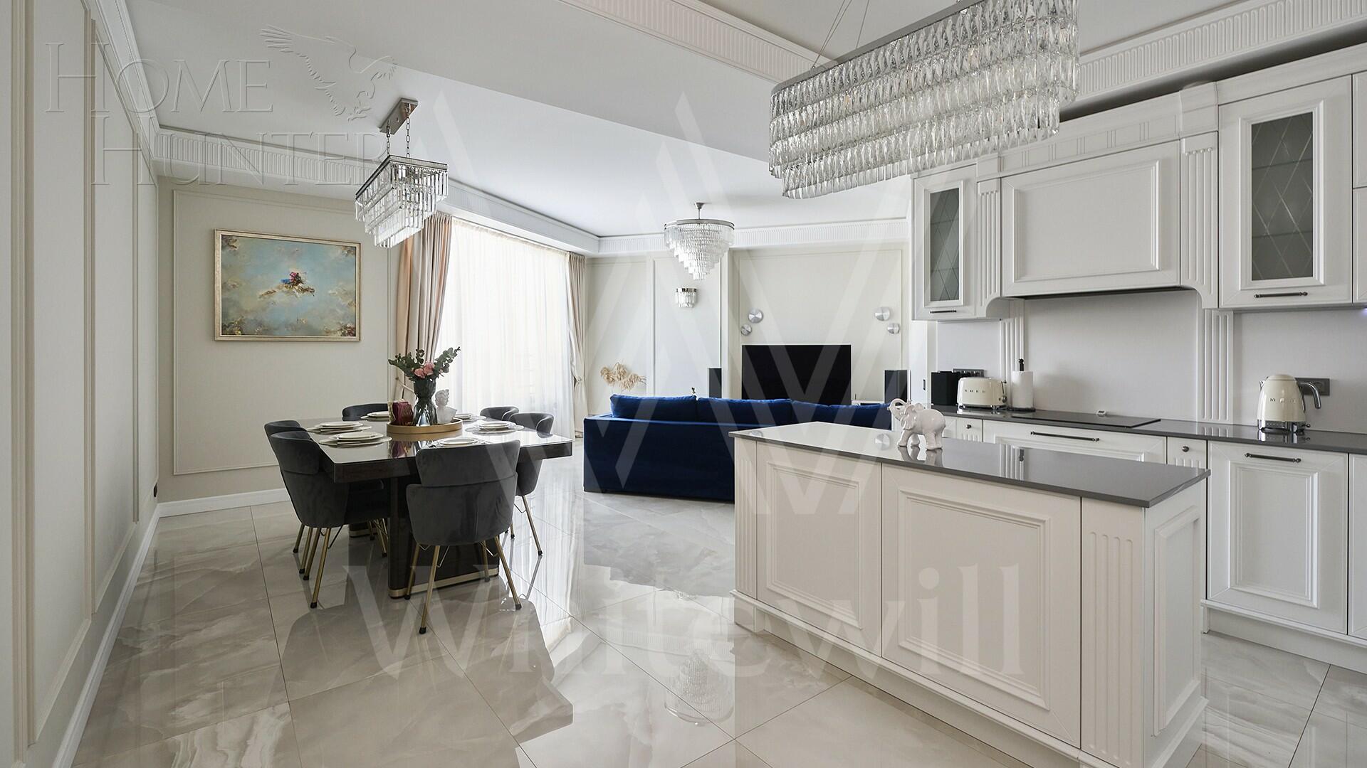 3-КОМН. АПАРТАМЕНТЫ С ОТДЕЛКОЙ 118 М² НА 9 ЭТАЖЕ