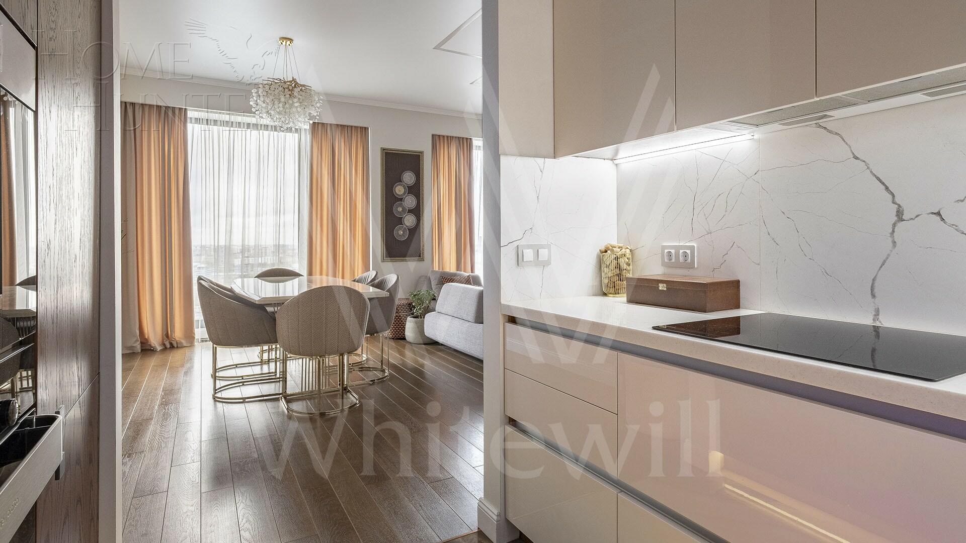 2-КОМН. КВАРТИРА С ОТДЕЛКОЙ 72.8 М² НА 28 ЭТАЖЕ