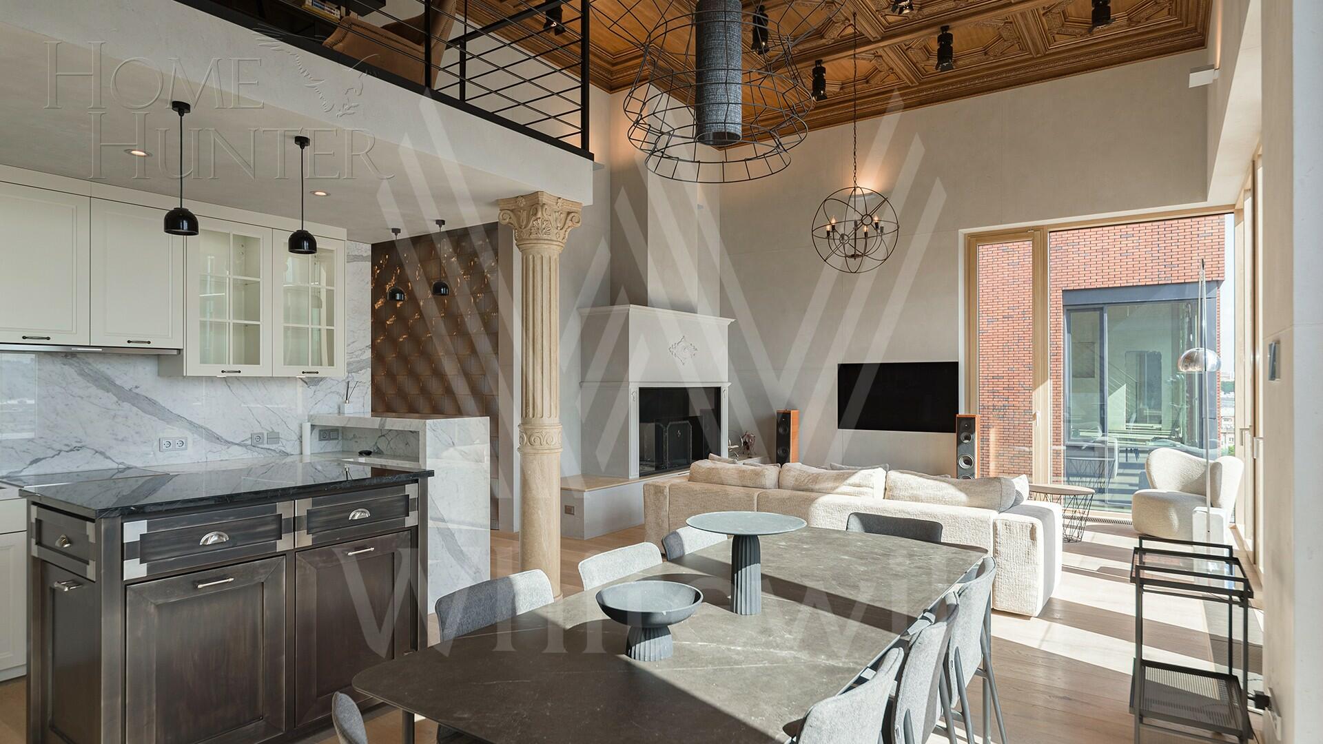 2-УРОВНЕВЫЙ ПЕНТХАУС С ОТДЕЛКОЙ 303 М² НА 11 ЭТАЖЕ