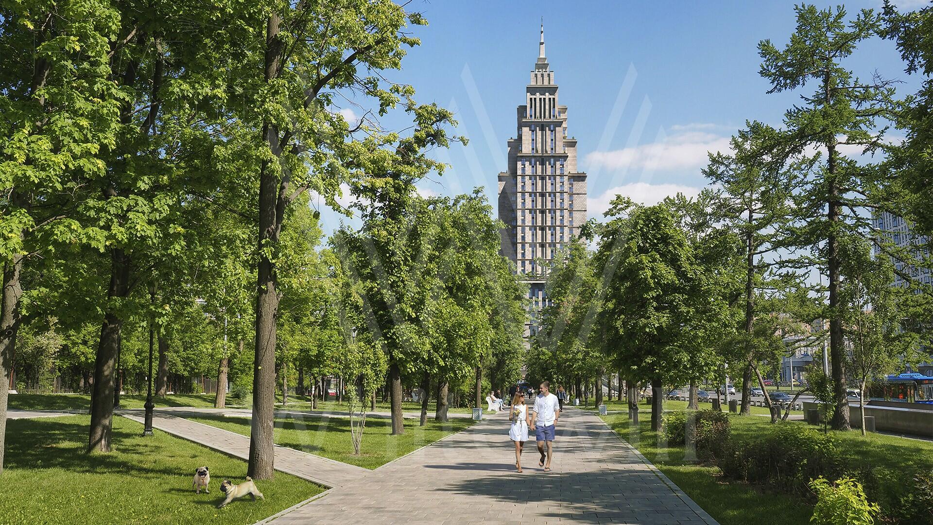 4-КОМН. АПАРТАМЕНТЫ С ОТДЕЛКОЙ 124 М² НА 21 ЭТАЖЕ