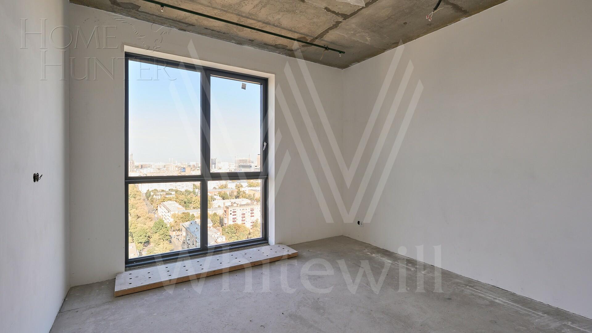 4-КОМН. АПАРТАМЕНТЫ БЕЗ ОТДЕЛКИ 122.6 М² НА 20 ЭТАЖЕ