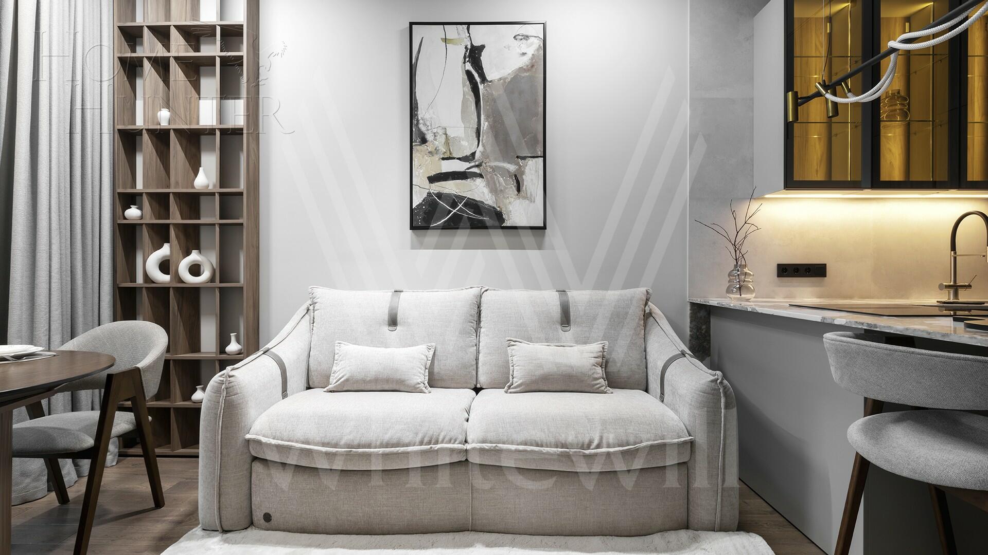 1-КОМН. КВАРТИРА С ОТДЕЛКОЙ 51 М² НА 10 ЭТАЖЕ