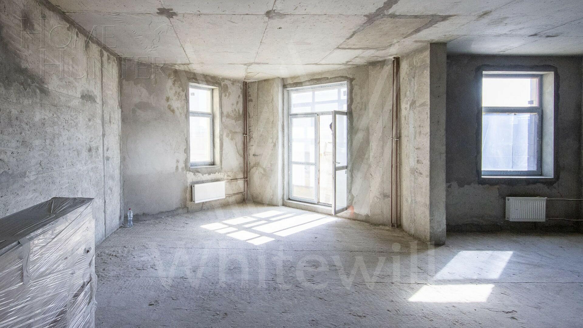 4-КОМН. КВАРТИРА БЕЗ ОТДЕЛКИ 140 М² НА 13 ЭТАЖЕ