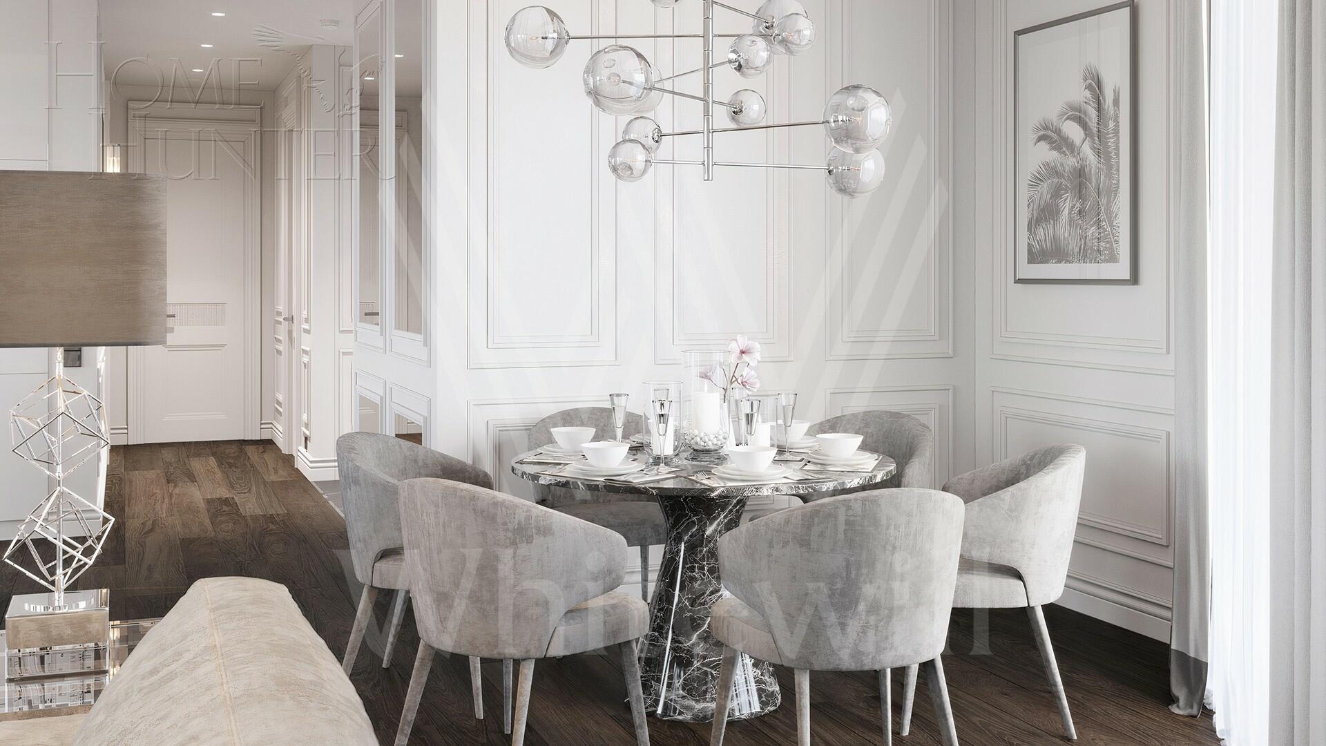 6-КОМН. АПАРТАМЕНТЫ БЕЗ ОТДЕЛКИ 261.4 М² НА 5 ЭТАЖЕ