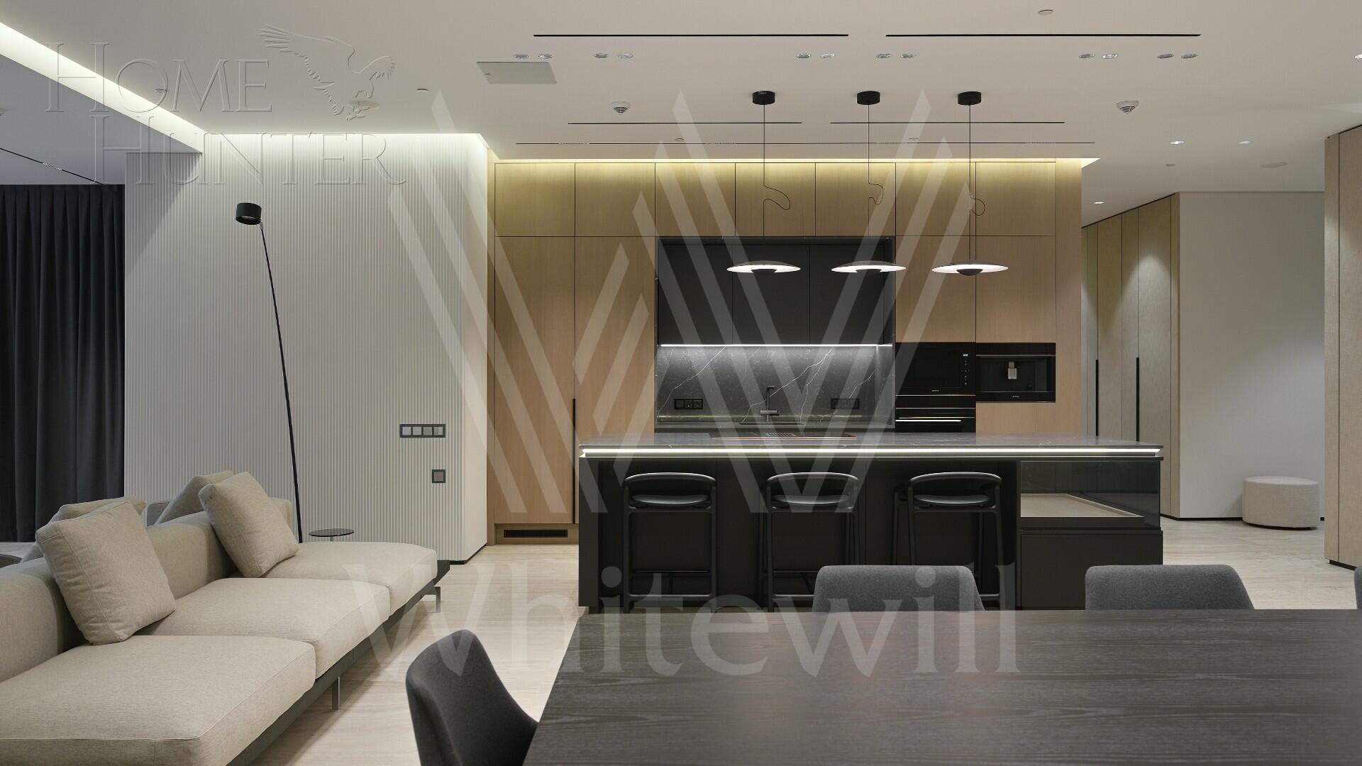 3-КОМН. АПАРТАМЕНТЫ С ОТДЕЛКОЙ 209.6 М² НА 47 ЭТАЖЕ