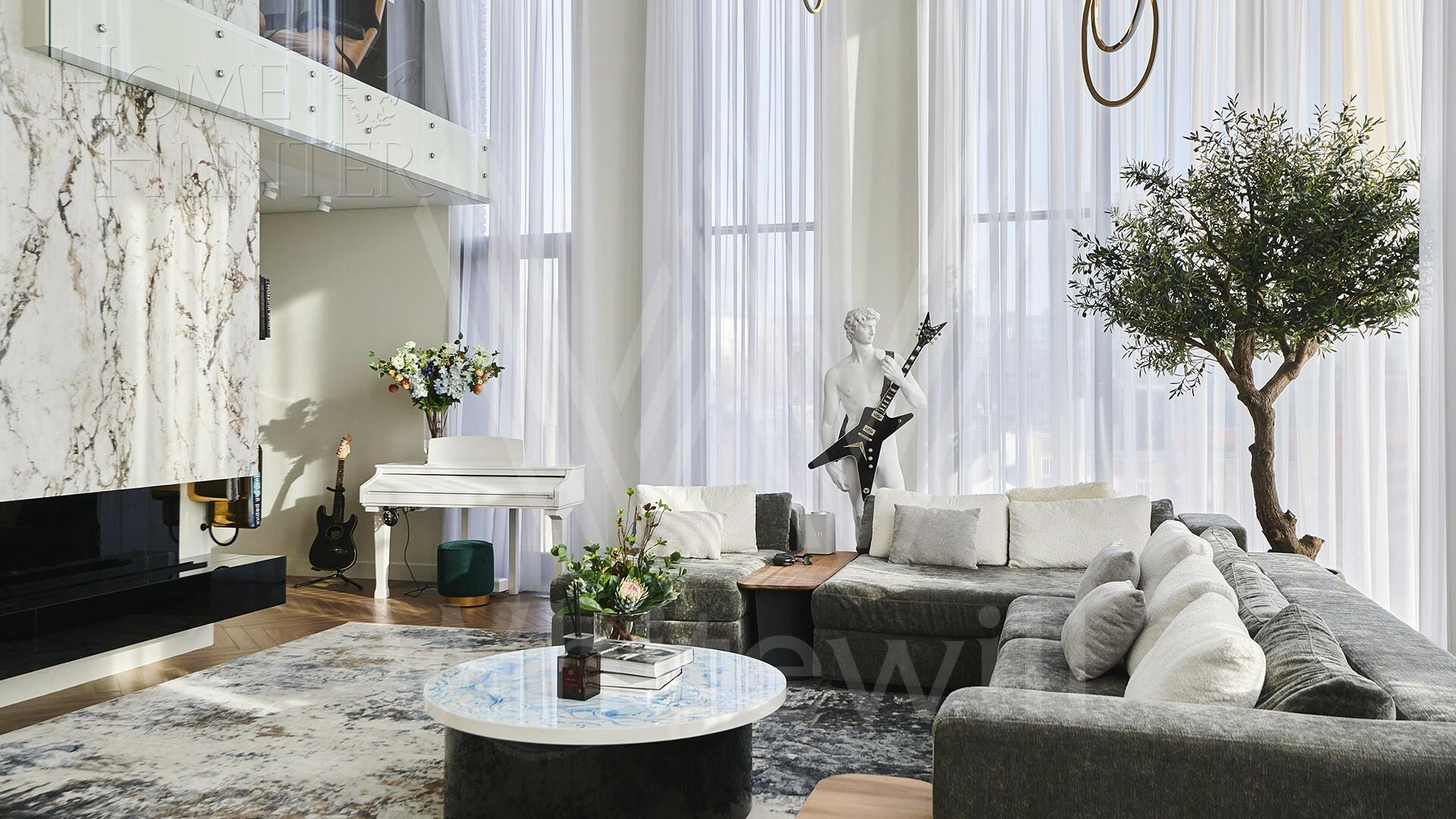 2-УРОВНЕВАЯ КВАРТИРА С ОТДЕЛКОЙ 245 М² НА 5 ЭТАЖЕ