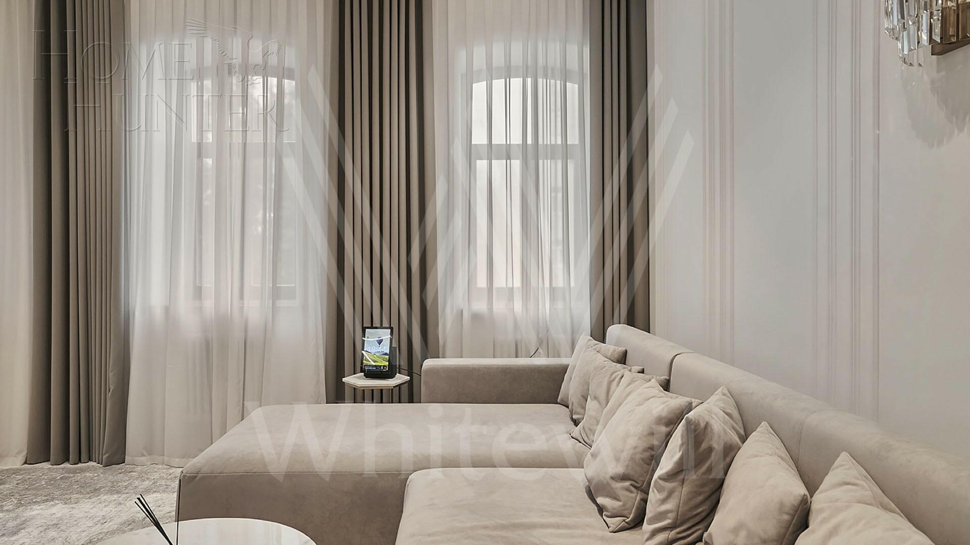 3-КОМН. АПАРТАМЕНТЫ С ОТДЕЛКОЙ 125.5 М² НА 3 ЭТАЖЕ