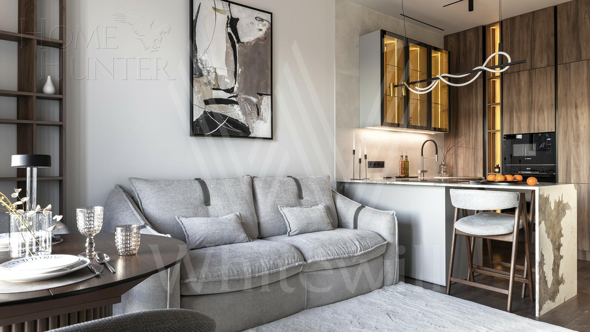 1-КОМН. КВАРТИРА С ОТДЕЛКОЙ 51 М² НА 10 ЭТАЖЕ