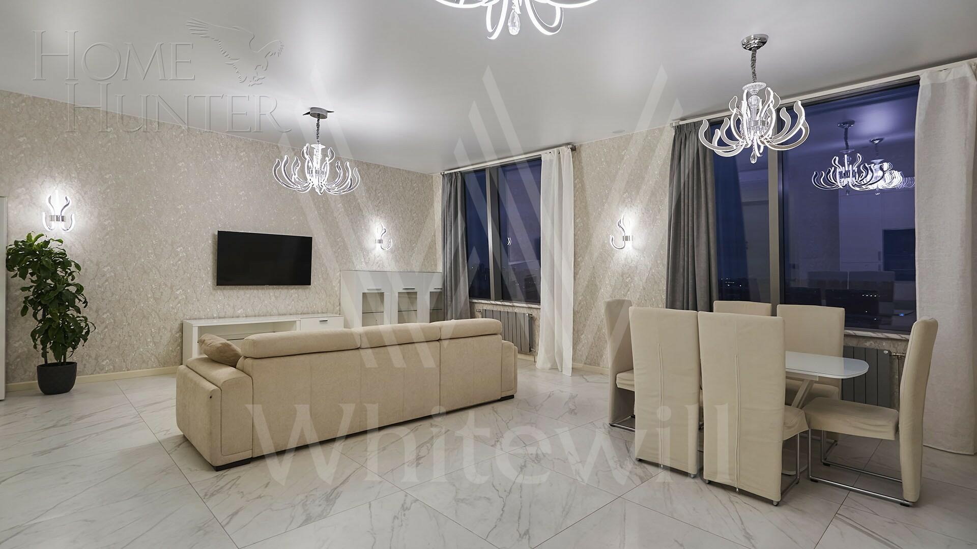 3-КОМН. КВАРТИРА С ОТДЕЛКОЙ 140.1 М² НА 26 ЭТАЖЕ