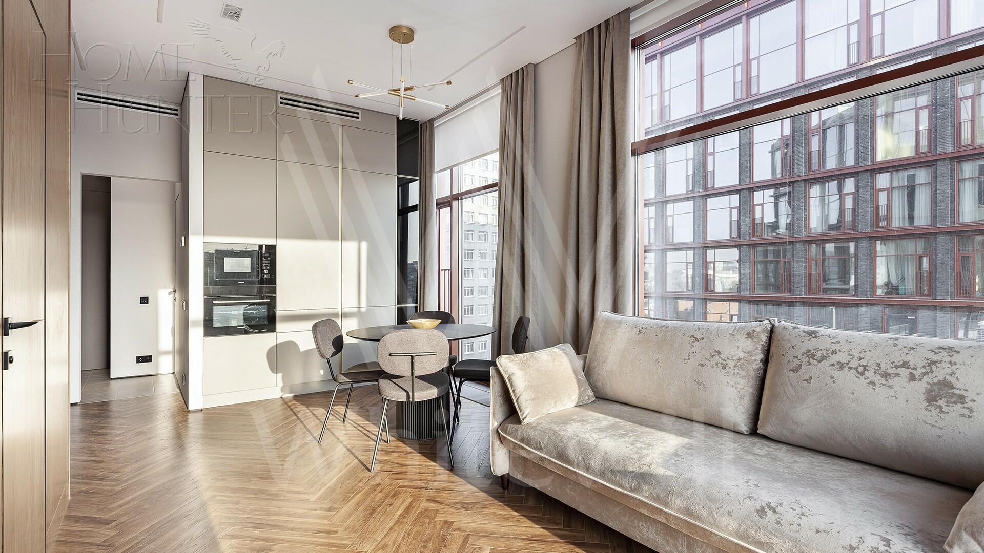 3-КОМН. АПАРТАМЕНТЫ С ОТДЕЛКОЙ 55.1 М² НА 8 ЭТАЖЕ