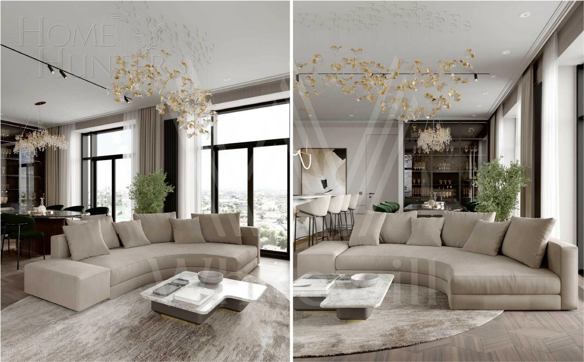 4-КОМН. КВАРТИРА БЕЗ ОТДЕЛКИ 300 М² НА 24 ЭТАЖЕ