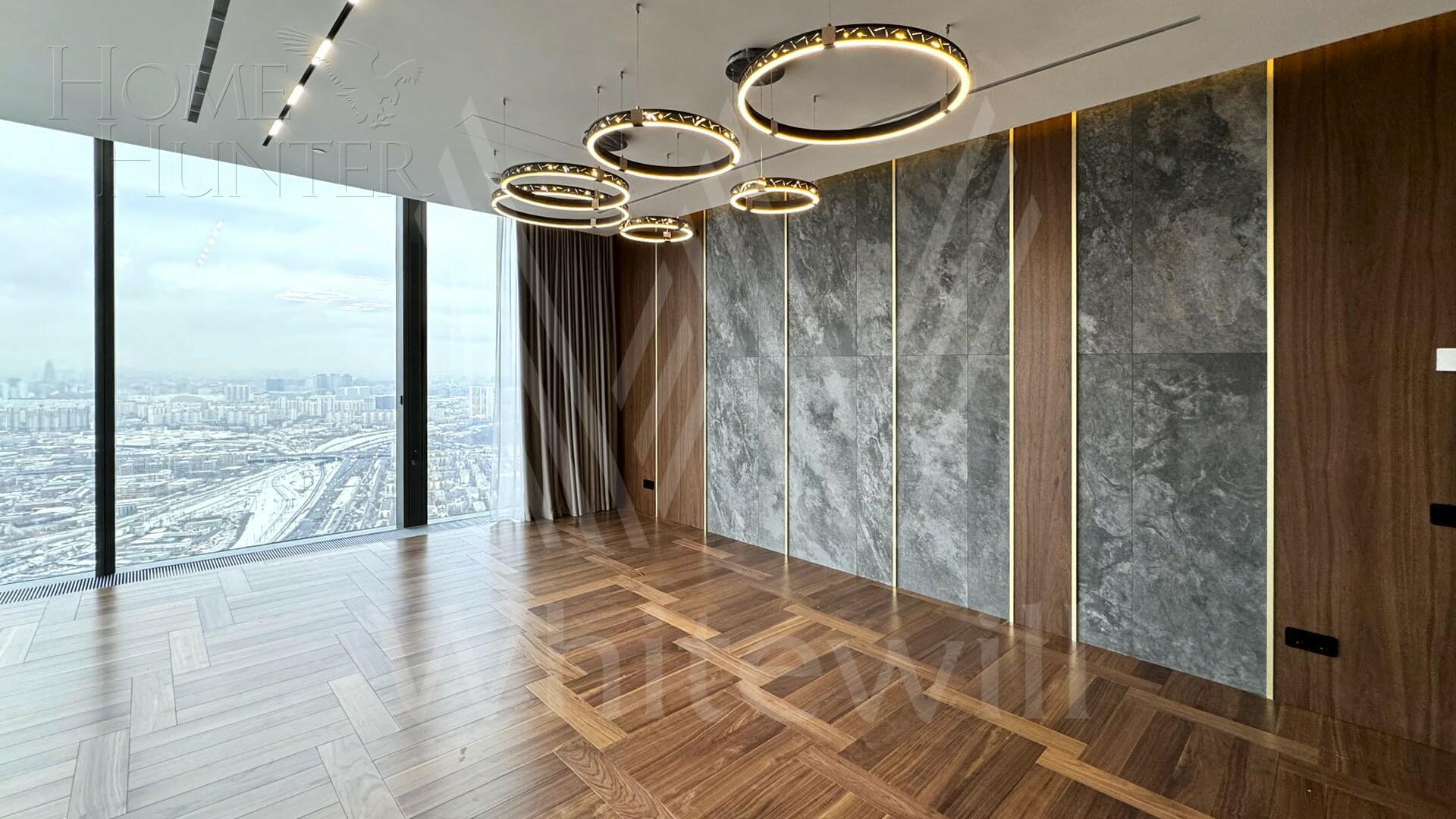 2-КОМН. АПАРТАМЕНТЫ С ОТДЕЛКОЙ 86 М² НА 53 ЭТАЖЕ