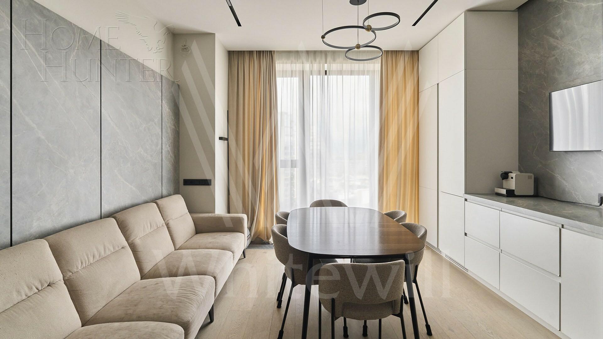 3-КОМН. КВАРТИРА С ОТДЕЛКОЙ 137 М² НА 15 ЭТАЖЕ