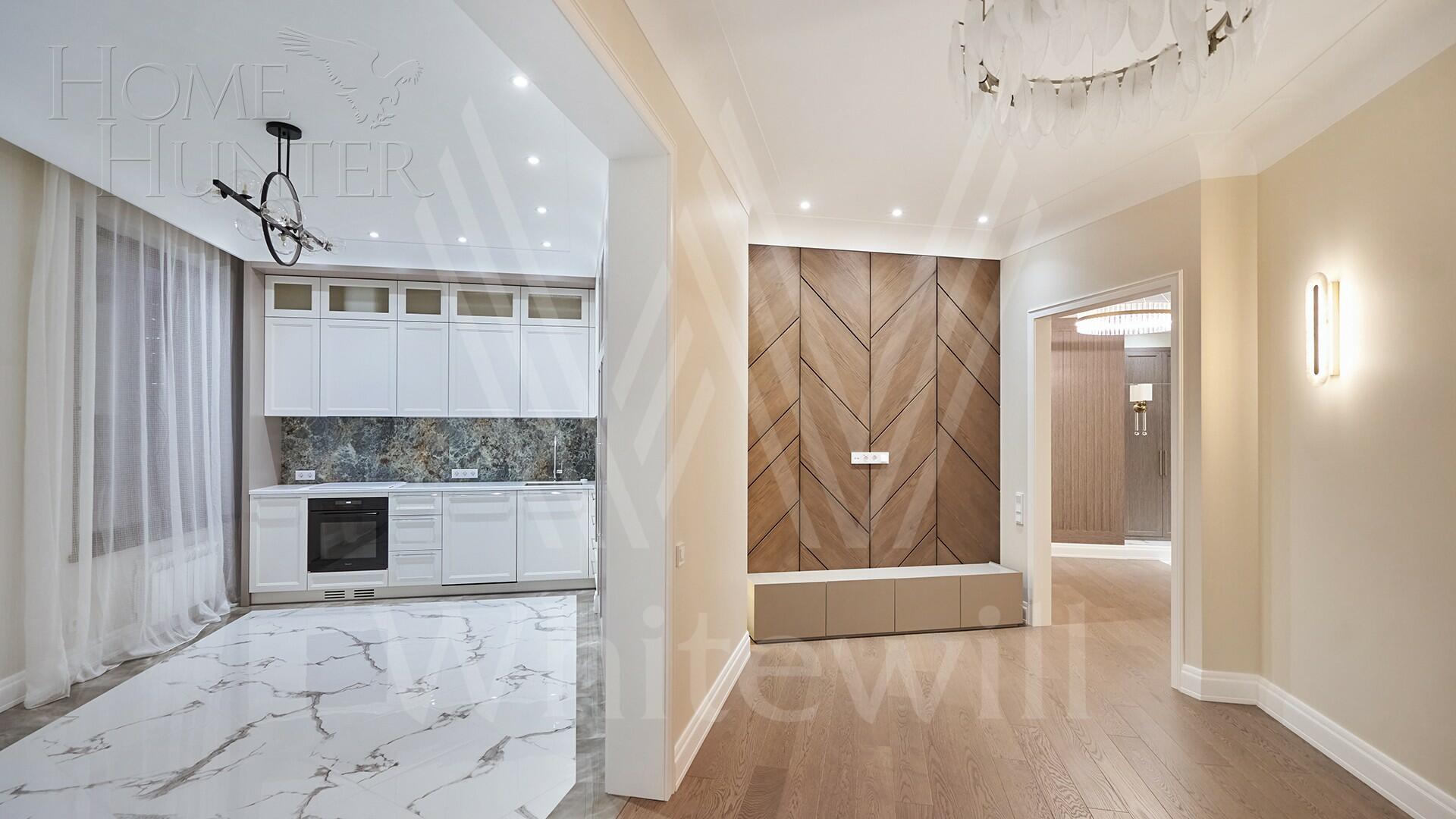 4-КОМН. КВАРТИРА С ОТДЕЛКОЙ 137 М² НА 8 ЭТАЖЕ