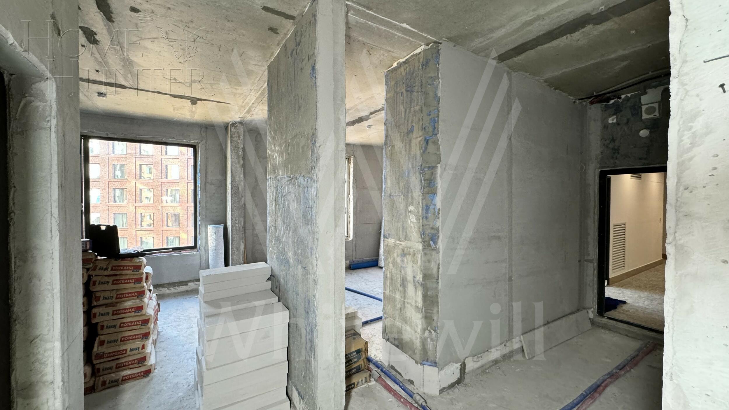 4-КОМН. КВАРТИРА БЕЗ ОТДЕЛКИ 126 М² НА 7 ЭТАЖЕ