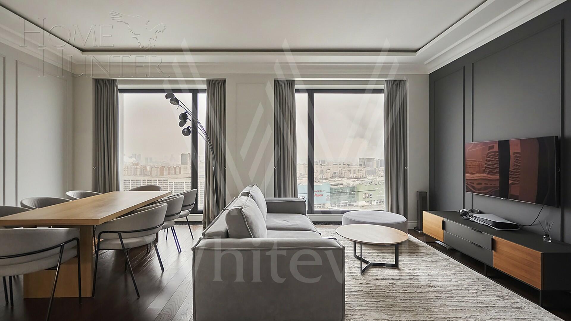 2-КОМН. КВАРТИРА С ОТДЕЛКОЙ 71.8 М² НА 24 ЭТАЖЕ