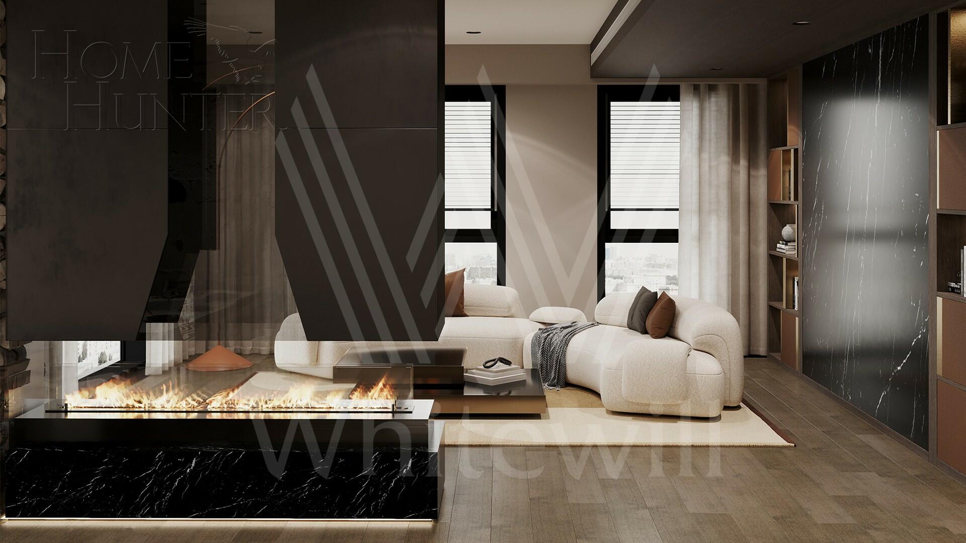 2-КОМН. АПАРТАМЕНТЫ С ОТДЕЛКОЙ 102.6 М² НА 19 ЭТАЖЕ