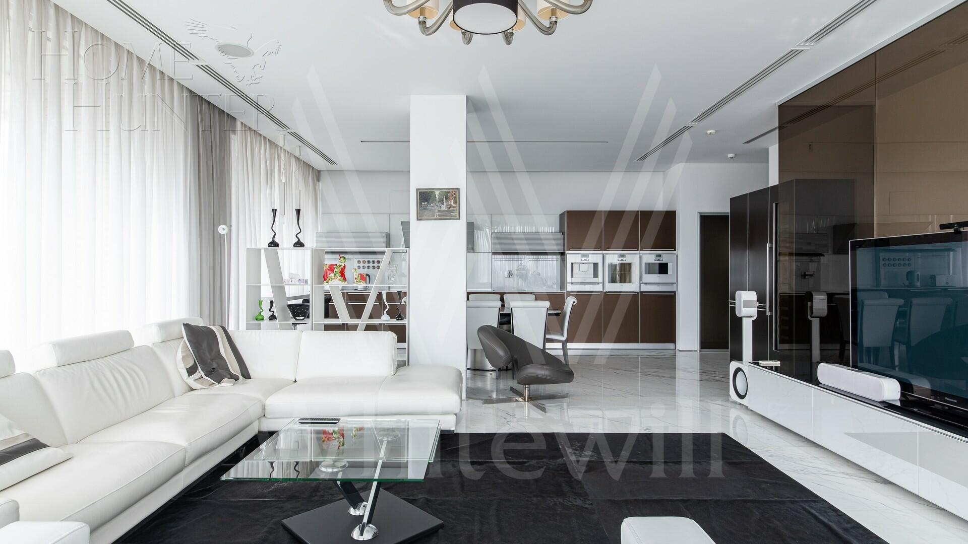 2-УРОВНЕВЫЙ ПЕНТХАУС С ОТДЕЛКОЙ 220 М² НА 14 ЭТАЖЕ