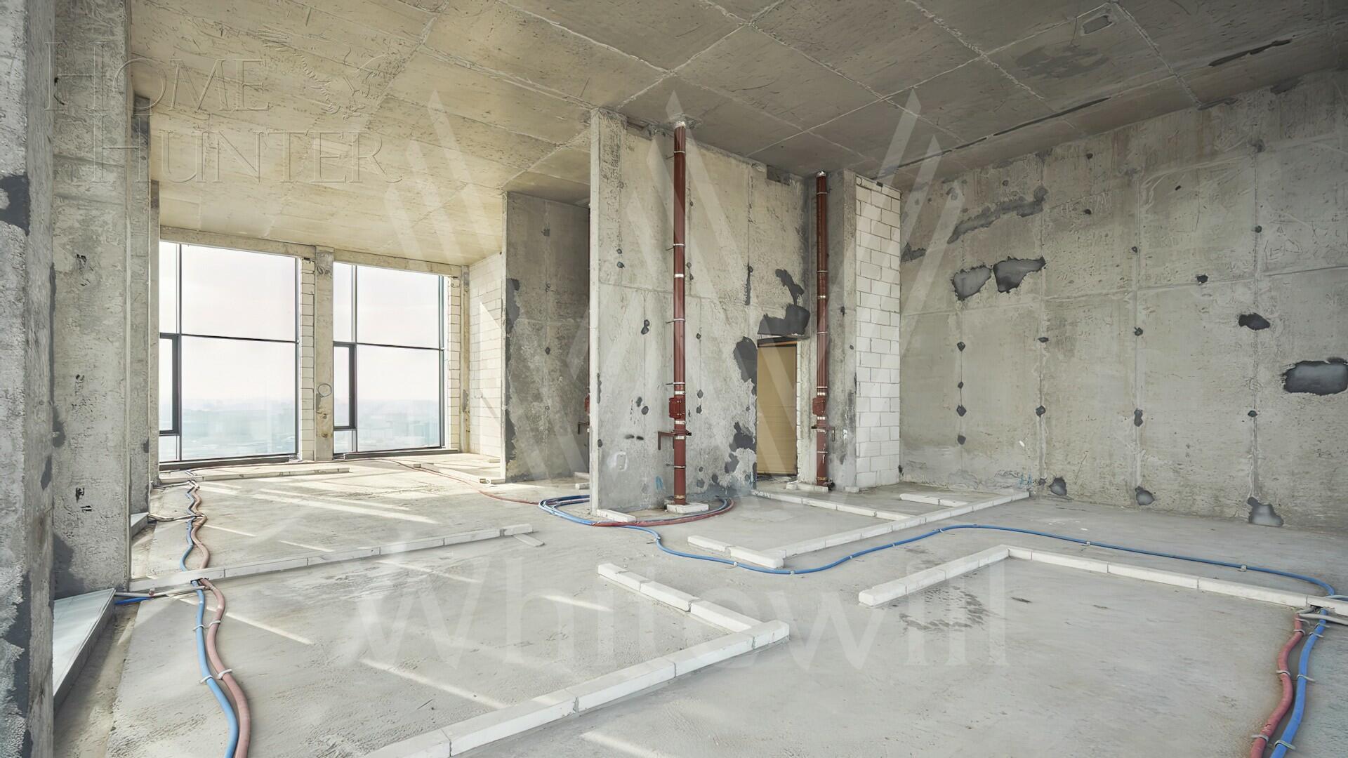 4-КОМН. КВАРТИРА БЕЗ ОТДЕЛКИ 165 М² НА 41 ЭТАЖЕ