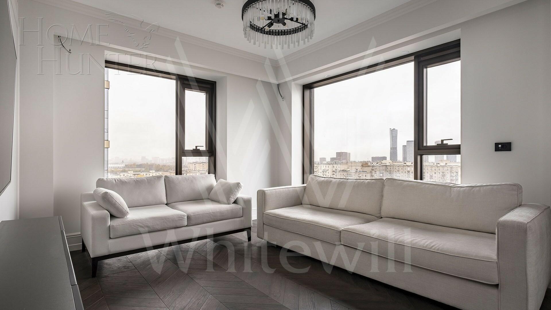 3-КОМН. АПАРТАМЕНТЫ С ОТДЕЛКОЙ 86.7 М² НА 13 ЭТАЖЕ