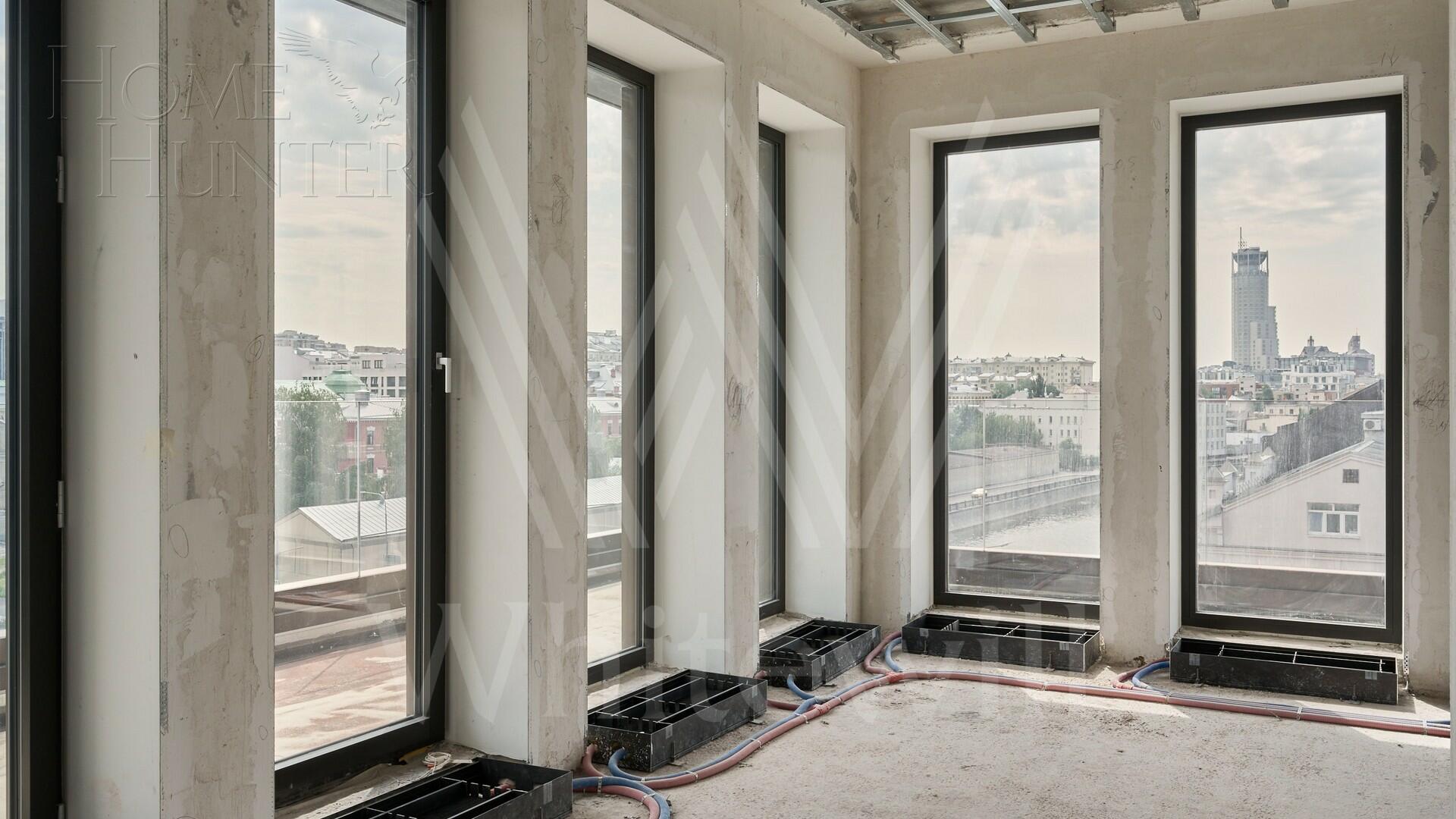 6-КОМН. АПАРТАМЕНТЫ БЕЗ ОТДЕЛКИ 261.4 М² НА 5 ЭТАЖЕ