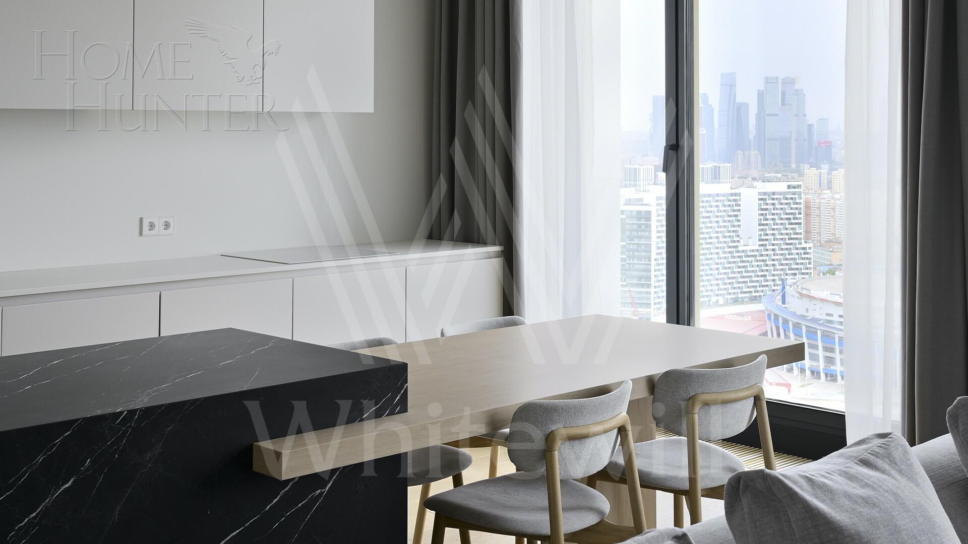 3-КОМН. КВАРТИРА С ОТДЕЛКОЙ 98 М² НА 35 ЭТАЖЕ