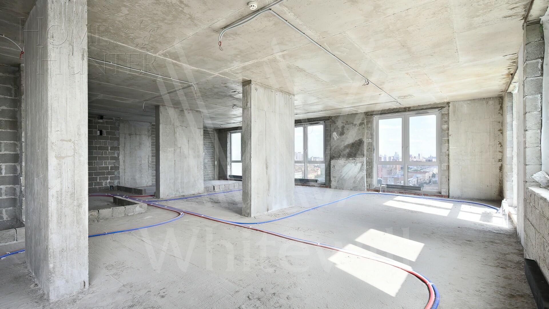 4-КОМН. КВАРТИРА БЕЗ ОТДЕЛКИ 150 М² НА 22 ЭТАЖЕ