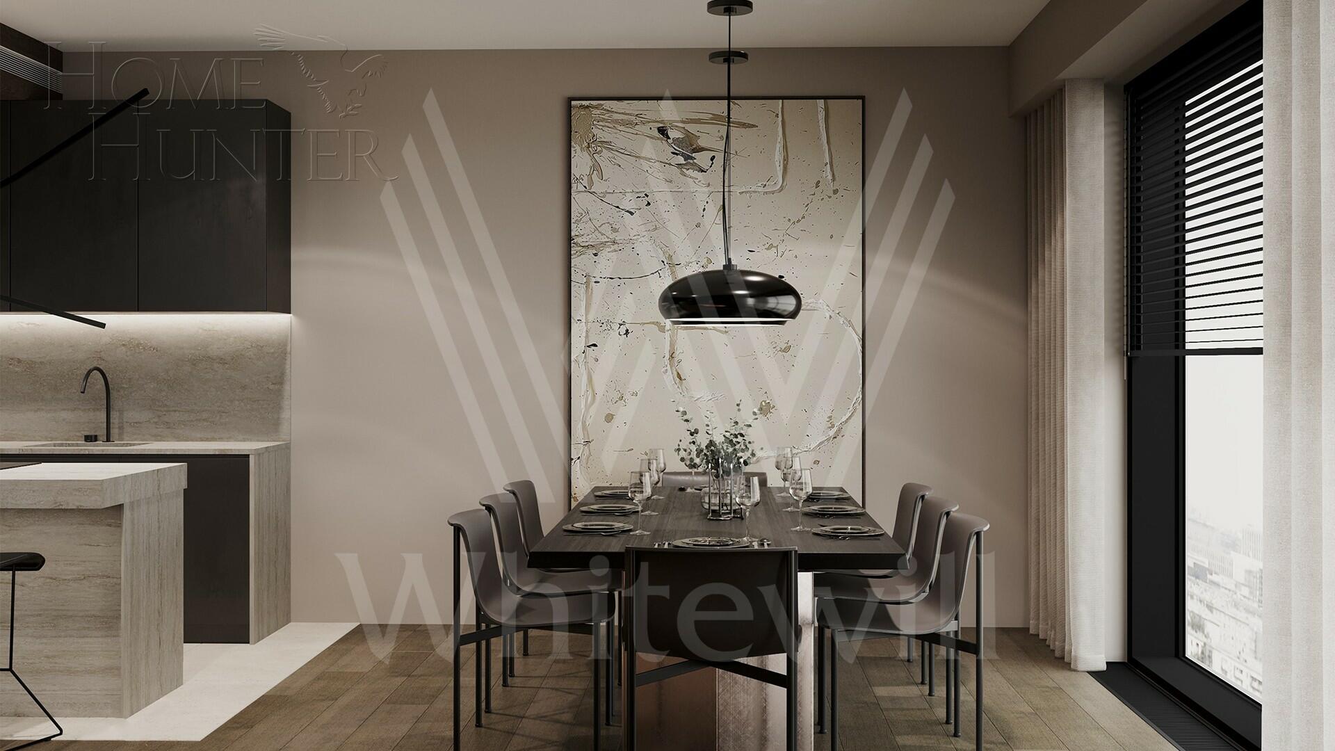 2-КОМН. АПАРТАМЕНТЫ С ОТДЕЛКОЙ 102.6 М² НА 19 ЭТАЖЕ