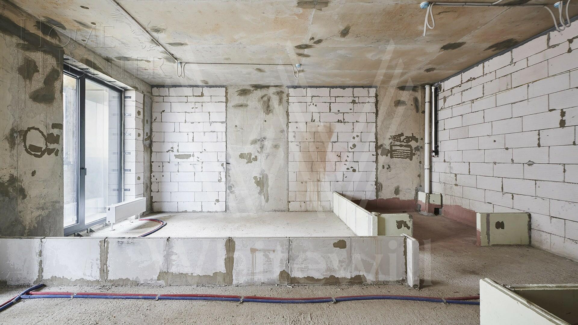 1-КОМН. КВАРТИРА БЕЗ ОТДЕЛКИ 57 М² НА 4 ЭТАЖЕ