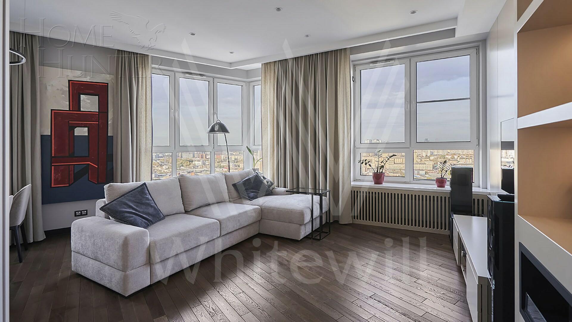 3-КОМН. КВАРТИРА С ОТДЕЛКОЙ 88 М² НА 23 ЭТАЖЕ