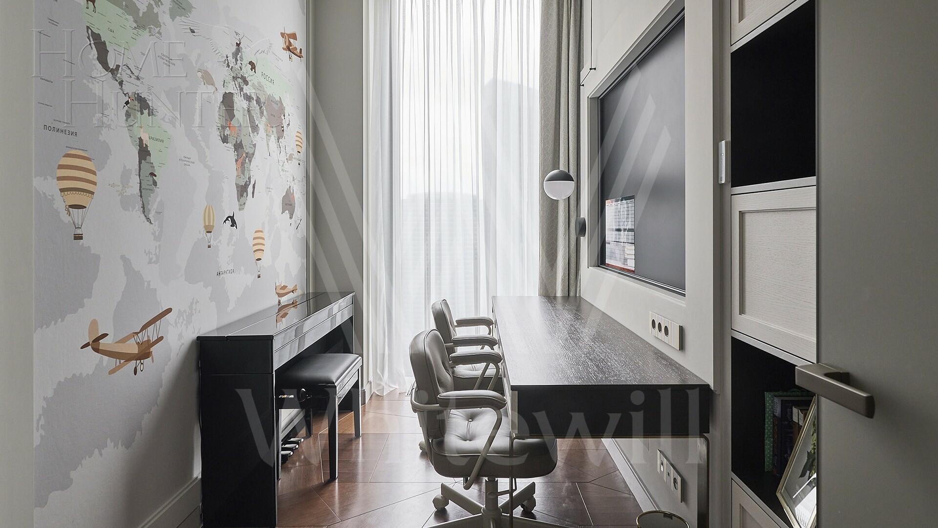 4-КОМН. АПАРТАМЕНТЫ С ОТДЕЛКОЙ 250 М² НА 57 ЭТАЖЕ