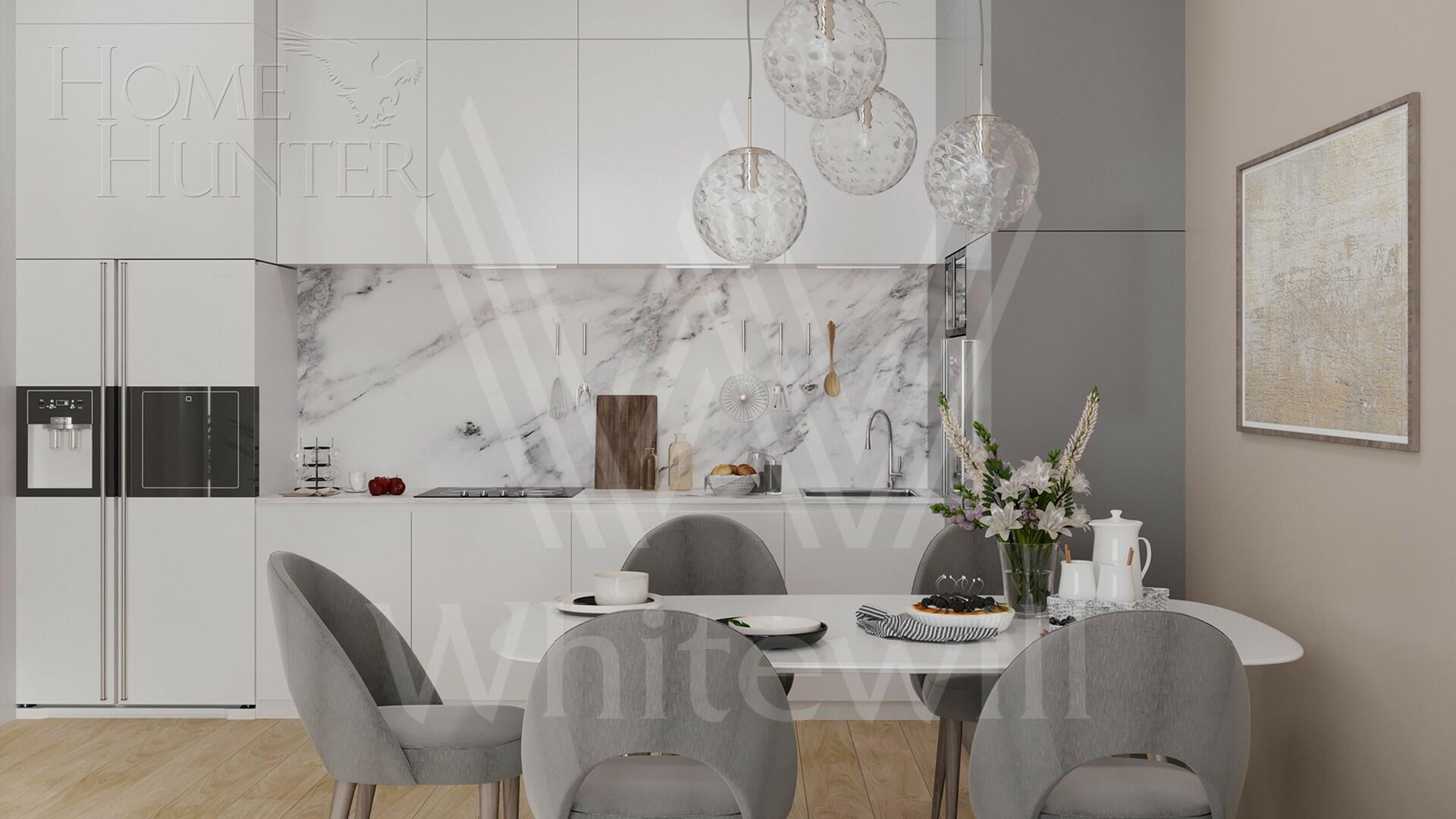 4-КОМН. АПАРТАМЕНТЫ С ОТДЕЛКОЙ 124 М² НА 21 ЭТАЖЕ