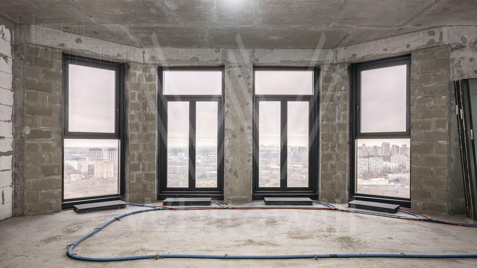 4-КОМН. КВАРТИРА БЕЗ ОТДЕЛКИ 300 М² НА 24 ЭТАЖЕ