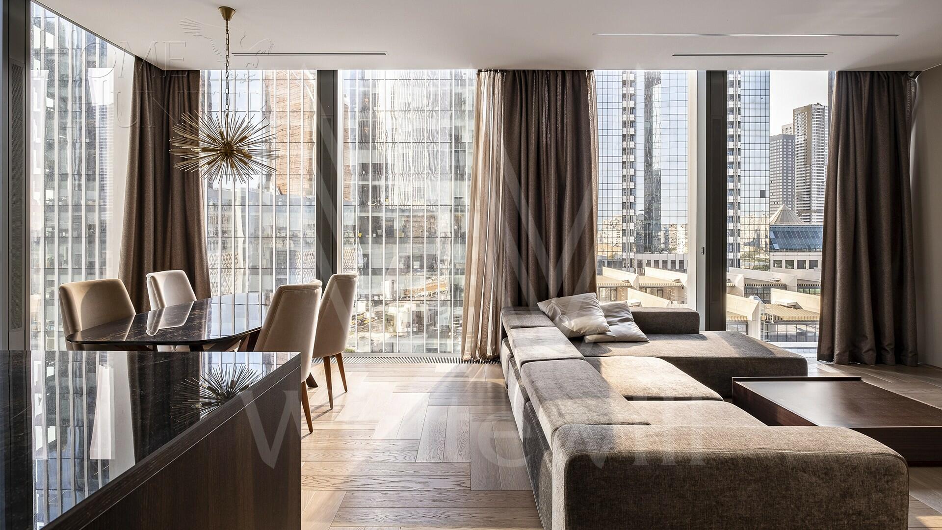 2-КОМН. АПАРТАМЕНТЫ С ОТДЕЛКОЙ 92 М² НА 9 ЭТАЖЕ