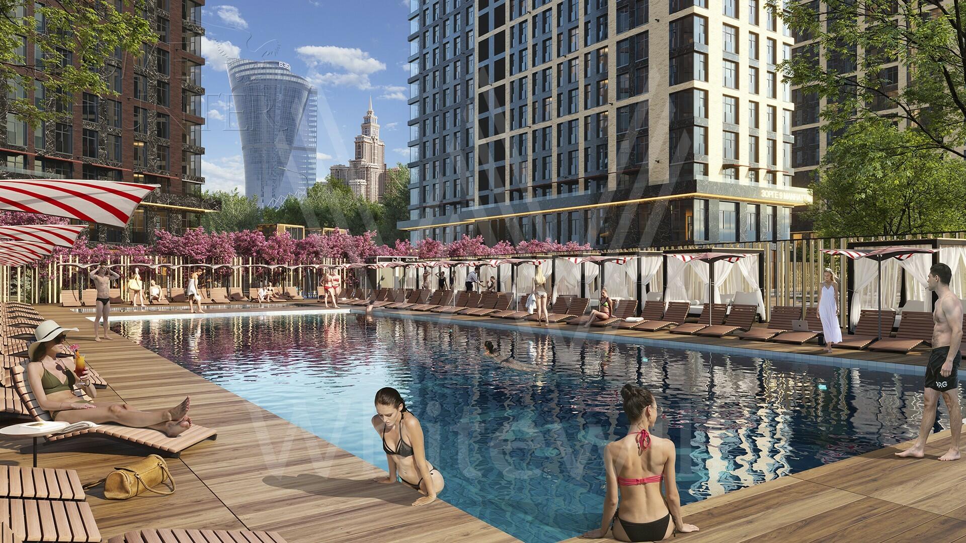 3-КОМН. АПАРТАМЕНТЫ БЕЗ ОТДЕЛКИ 58 М² НА 5 ЭТАЖЕ