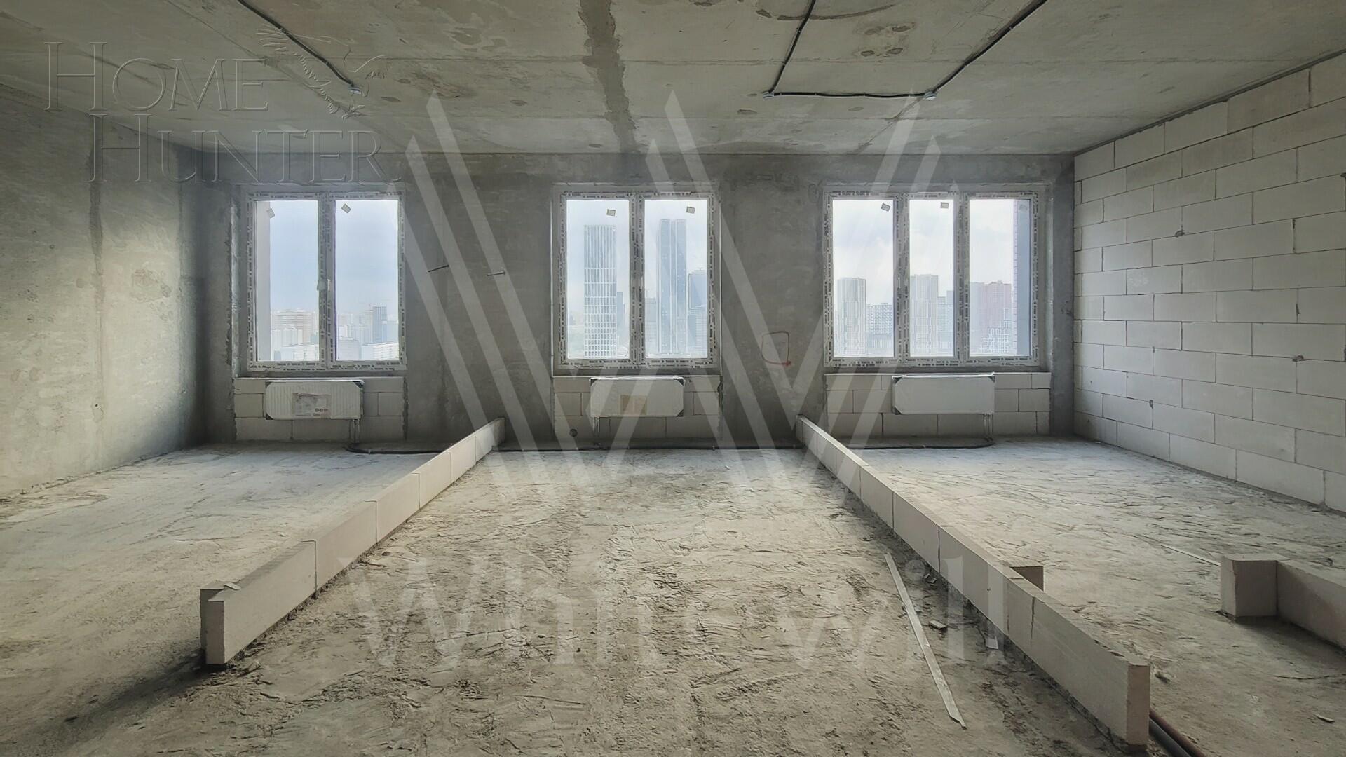 3-КОМН. КВАРТИРА БЕЗ ОТДЕЛКИ 64 М² НА 20 ЭТАЖЕ