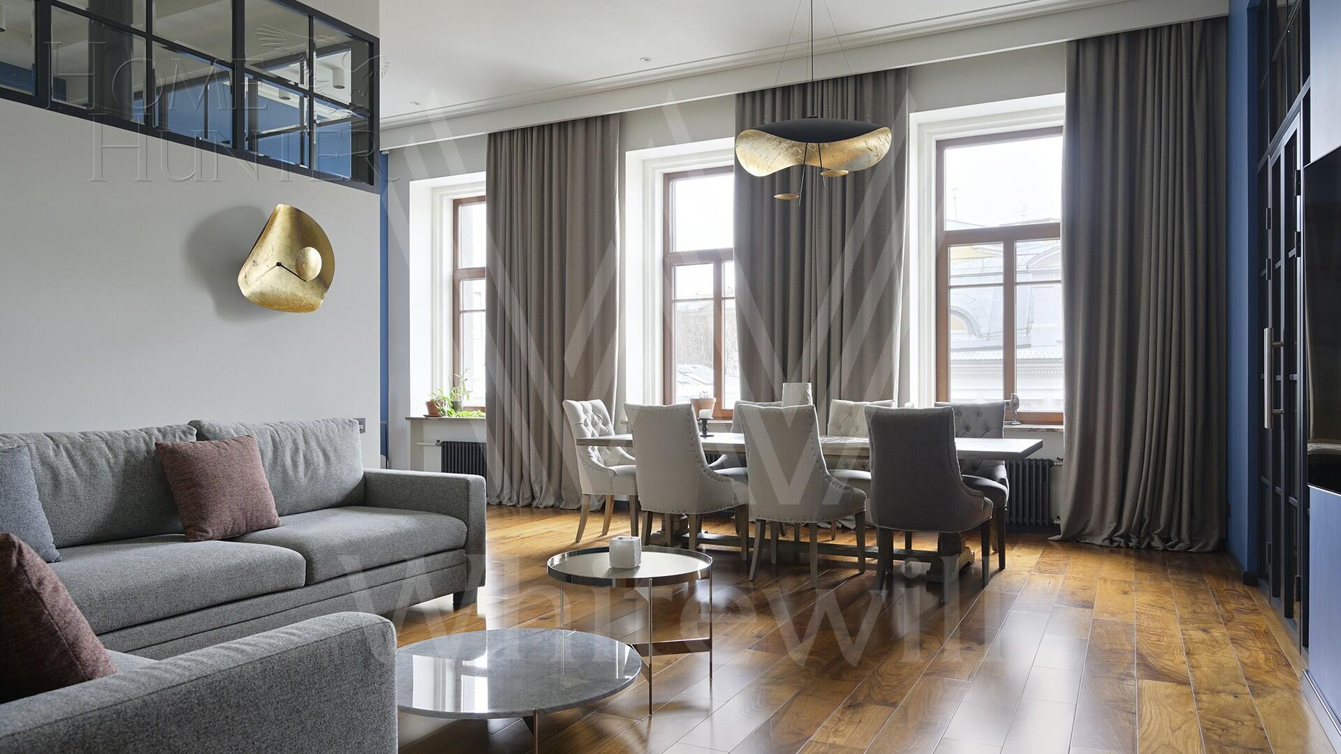 6-КОМН. КВАРТИРА С ОТДЕЛКОЙ 210 М² НА 2 ЭТАЖЕ