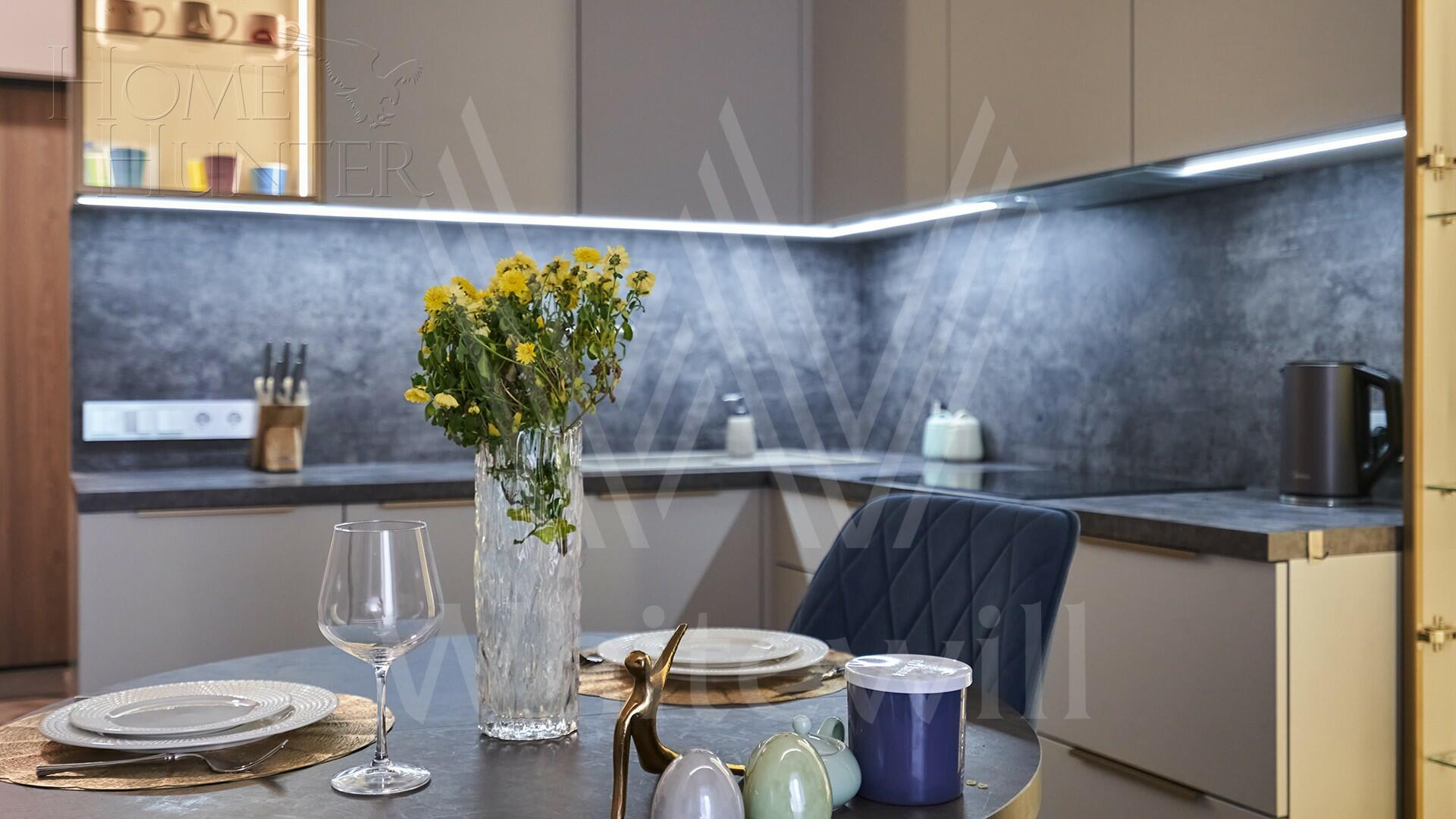 1-КОМН. КВАРТИРА С ОТДЕЛКОЙ 47.7 М² НА 22 ЭТАЖЕ