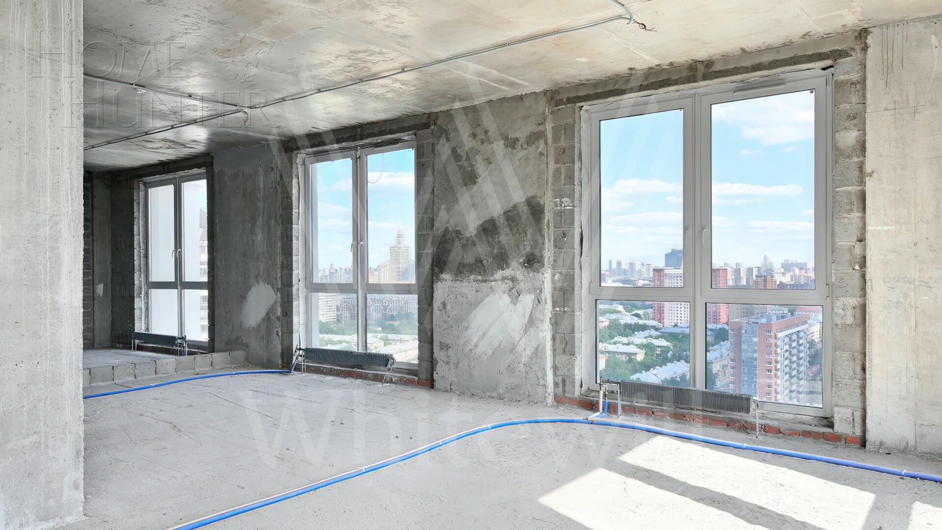 4-КОМН. КВАРТИРА БЕЗ ОТДЕЛКИ 150 М² НА 22 ЭТАЖЕ